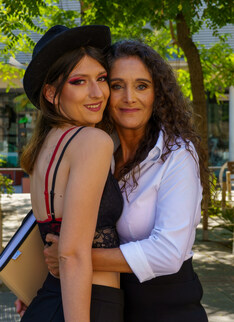 Mature.nl - Spanish MILF Mavi Burbujita does hot young skinny French Melany Furie with a strapon