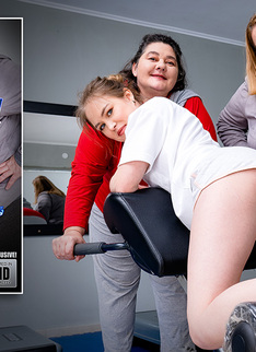 Mature.nl - The BBW evil stepmoms Jana and Edina are back to teach hot young Maya a very special lesson!