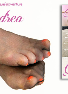 Mature.nl - Footfetish MILF Andrea V. gets really turned on by playing with her feet