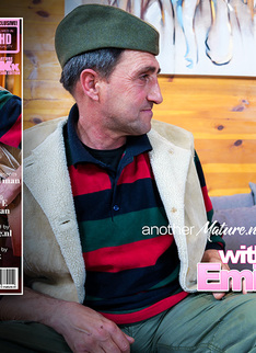 Mature.nl - Old man Goran gets to fuck his hot teeny neighbour babe Emily F. who fucks him like a maniac