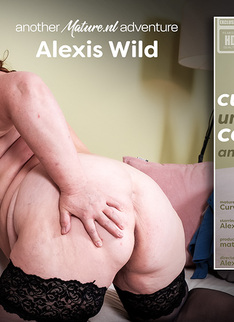 Mature.nl - Curvy masturbating unshaved cougar Alexis Wild loves to masturbate with her dildo