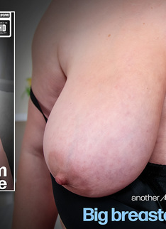 Curvy Czech mom Debee with her huge tits loves to finger her shaved pussy when she's alone