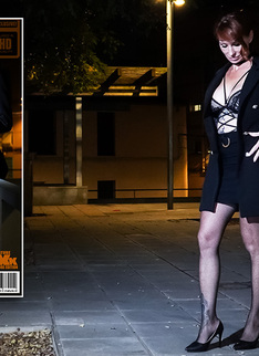 Emma Rubis is a hot French MILF that has hardcore sex with a younger man in a private club