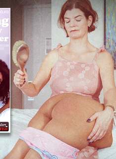 Teeny Sophia Quinn gets spanked by her wicked stepmom Clara Matthews after being naughty