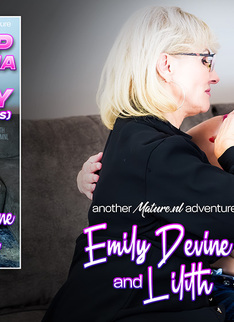 Hot 22 year old babe Lillith gets seduced by her 59 year old step grandma Emily Devine