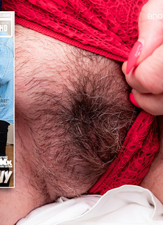 Inna White is a hairy, busty 67 year old grandma ready to fuck her photographing step-grandson