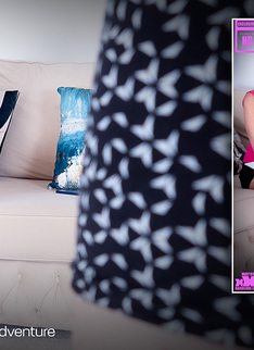 56 year old granny Holly seduces her grandson's best friend when he's posing for her at home