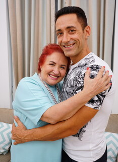 This naughty granny loves to get fucked by a muscular younger man