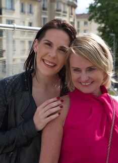Two mature ladies have set a date for their lesbian affair