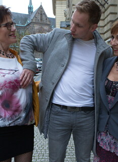 A nughty old and young threesome is getting out of control