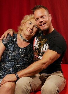 This German grandma has loads of fun with her muscled toy boy