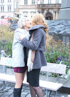These naughty mature ladies go all the at at home
