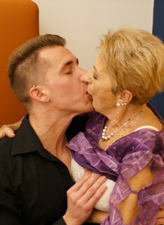 Granny gets a visit from her toy boy