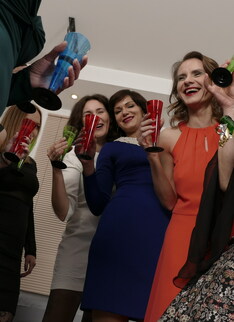 This naughty bunch of women have aspecial party night planned