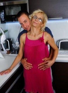 Naughty Housewife fooling around with her toy boy