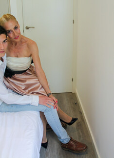 Naughty mature Yelena Vera doing her toy boy