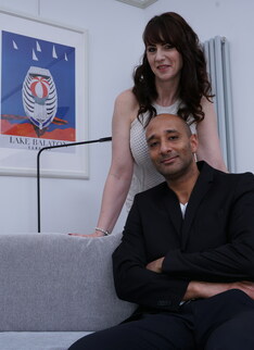Naughty housewife Toni Lace doing a horny black guy