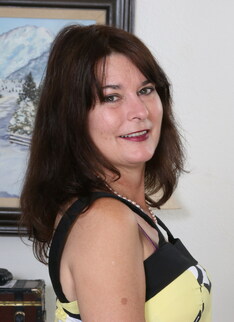 Naughty American housewife playing with herself