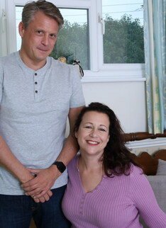 Naughty curvy British housewife fucking her ass off