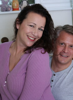 Naughty curvy British housewife fucking her ass off