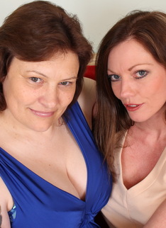 Two British housewives getting all lesbian on eachother