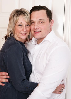 Naughty British housewife doing it with her lover