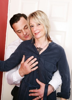Naughty British housewife doing it with her lover