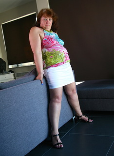 Horny Dutch mature BBW getting dirty