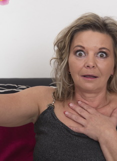 Horny mature lady doing her toy boy