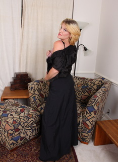 Hot and steamy American housewife stripping
