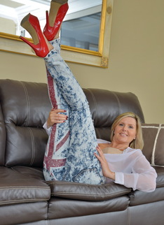 Naughty Canadian MILF playing all by herself