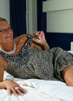 Naughty Dutch housewife playing with herself