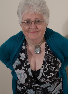 Naughty Big breasted British granny getting frisky
