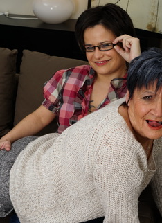 Two horny housewives love to play together