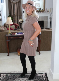 Naughty American mature lady getting ready to play