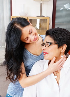 These old and young lesbians sure know how to have fun