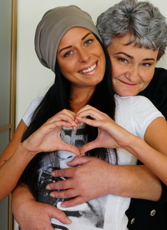 Hot babe seducing a naughty BBW older lesbian