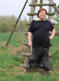 This German BBW loves to get wet in public