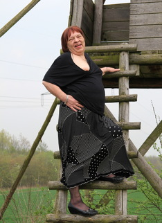 This German BBW loves to get wet in public