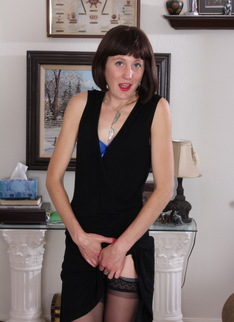 Naughty American housewife playing around