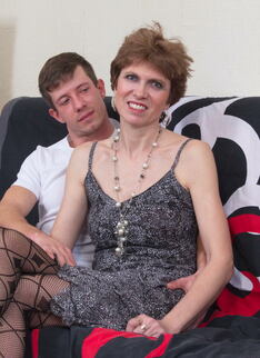 Horny toy boy getting naughty with a dirty housewife